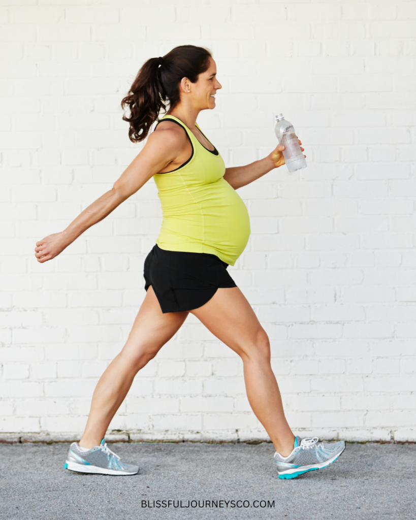 pregnant woman exercise, sporty woman, exercise in pregnancy, first trimester, pregnancy
